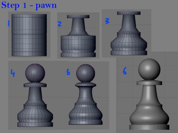 Creation of black victory: Step 1